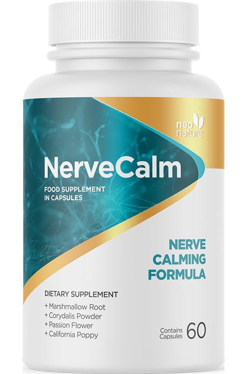 NerveCalm dietary supplement bottle